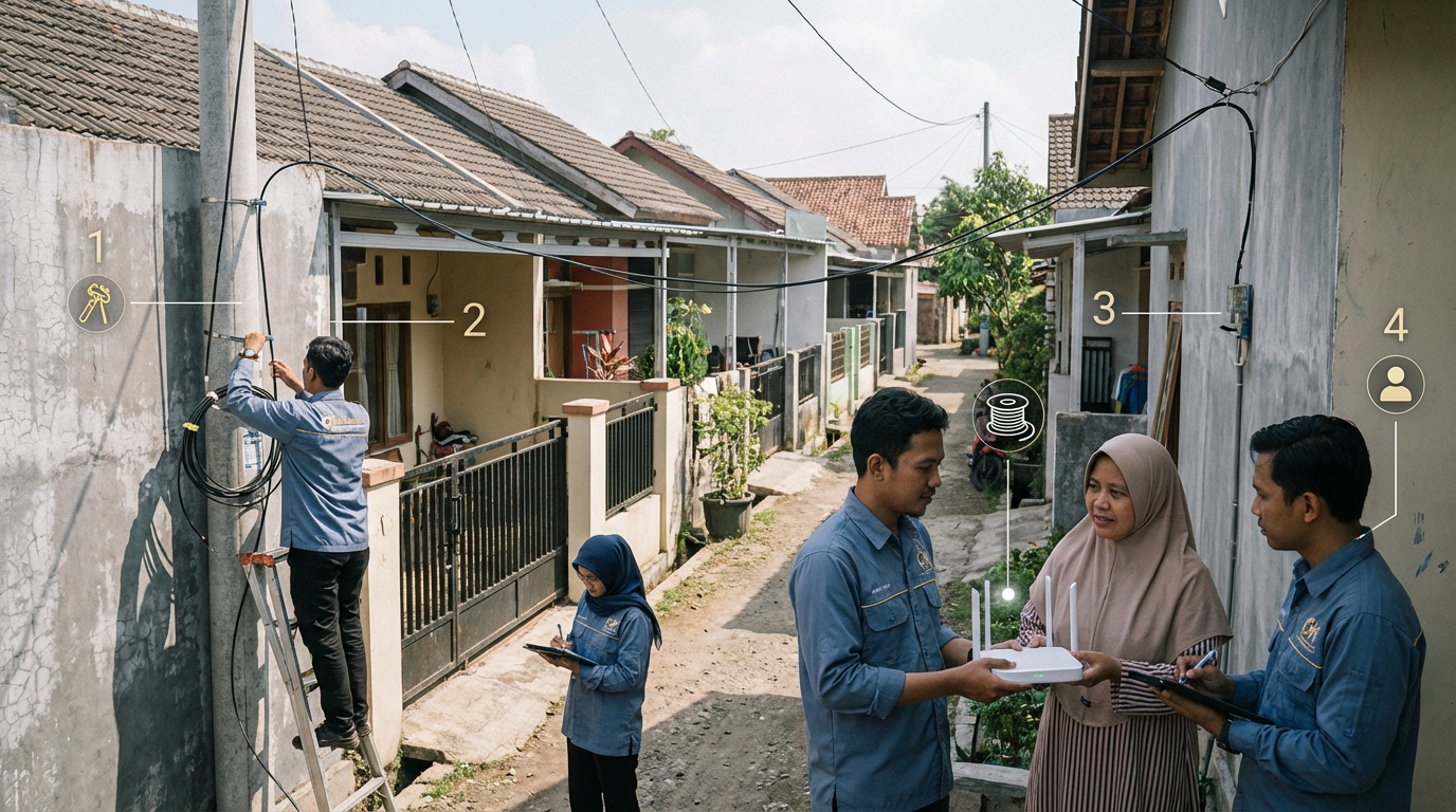 Jalur Distribusi Kabel